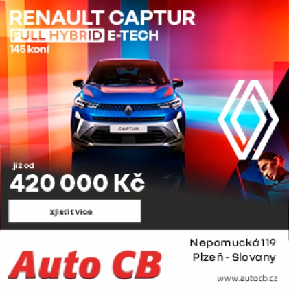 Auto CB s.r.o. – Renault Captur Full Hybrid E-TECH Auto CB s.r.o. – Renault Captur Full Hybrid E-TECH