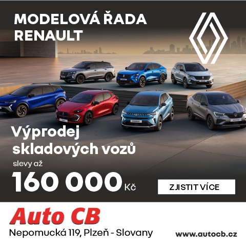Výprodej vozů Renault v Auto CB Plzeň: Získejte slevu až 160 000 Kč na skladové vozy Výprodej vozů Renault v Auto CB Plzeň: Získejte slevu až 160 000 Kč na skladové vozy