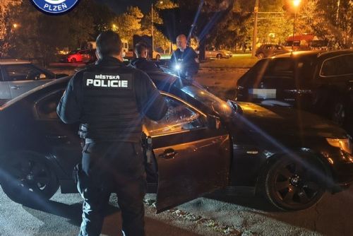V Plzni na Borech zadrželi muže v BMW potřetí za 17 dní. Jel bez řidičáku a pod vlivem