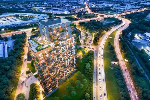 U Depa Hostivař vyrůstá Metropolis Tower. Může se stát třetí nejvyšší rezidenční budovou v Praze