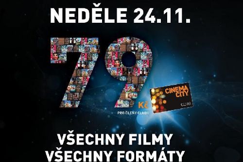 Do multiplexu za 79 Kč? Levná neděle v Cinema City je tady