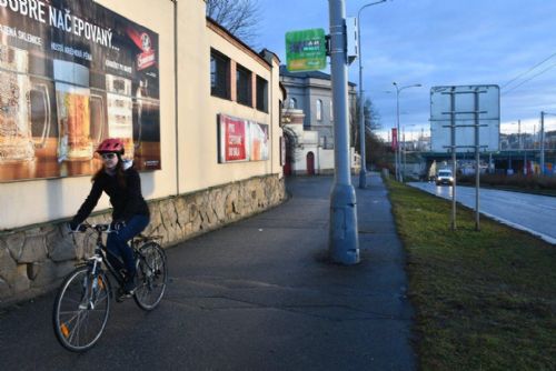 Dva sčítače nově počítají projíždějící cyklisty v Plzni