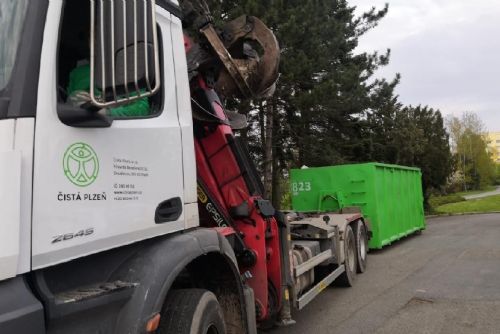 Obyvatelé Skvrňan budou opět moci využít velkoobjemové kontejnery