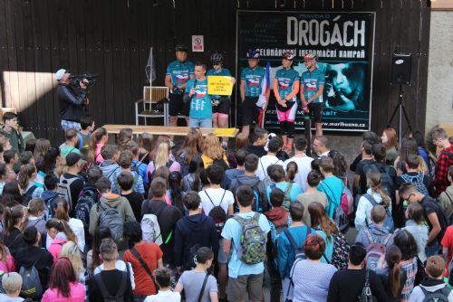 Slavnostní zahájení 21. ročníku Cyklo-běhu v Hranicích na Moravě 