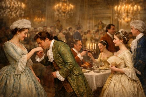 Jak se zdravilo, stolovalo i mluvilo ve společnosti? Nebílovy zvou do světa šlechtické etikety