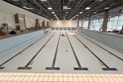 Rekonstrukce bazénu: Nový tobogán a wellness, otevření 1. září