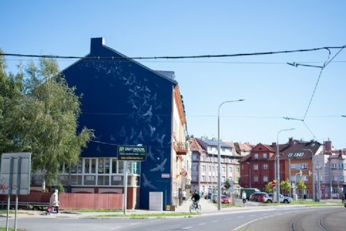 Monumentální mural od studentky zdobí Plzeň v Kaplířovce