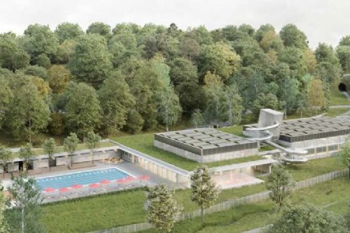 Nový eko komplex s bazény a saunovým světem za 600 milionů v Havlíčkově Brodě