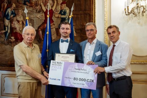 Absolventi ZČU získali první a druhé místo v soutěži Cena Henriho Becquerela v Praze