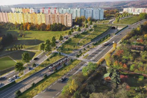 Brno zahajuje stavbu tramvajové trati do Kamechy: 320 metrů tunelu a evropské dotace