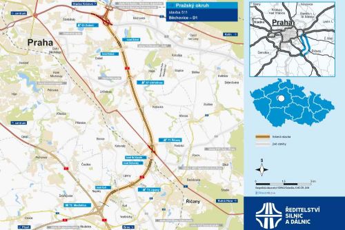 Eurovia a partneři vyhráli tendr na Pražský okruh za 9,765 mld Kč