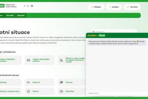 Plzeň spouští AI ChatBot pro lepší komunikaci s občany