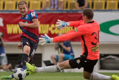 Plzeň v Teplicích jen remizovala 2:2. Domácí dohrávali po červené v deseti
