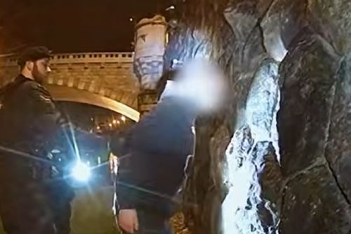 Strážníci v Plzni zasahovali u silně intoxikovaného mladíka. Začal křičet a dusit se (video)