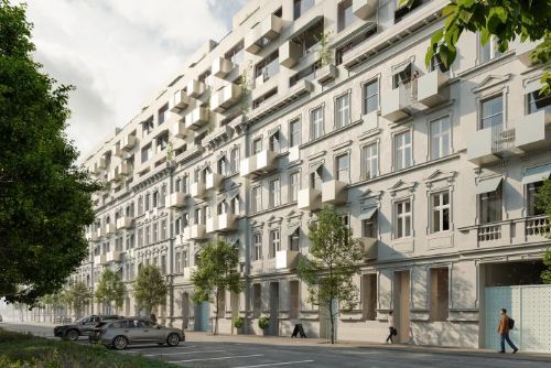 Brněnský blok na Křídlovické čeká proměna. Domy 57 a 59 mají nabídnout 66 městských bytů