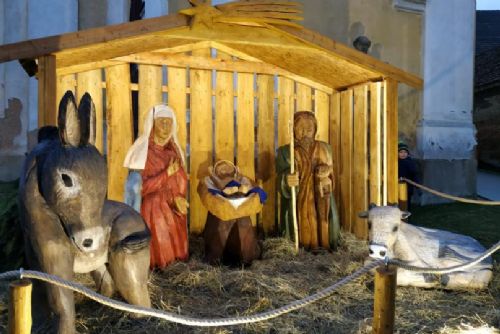 Kozolupský betlém - tři králové z jilmu