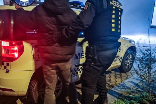 Strážníci v Plzni dopadli dvě osoby hledané celostátně