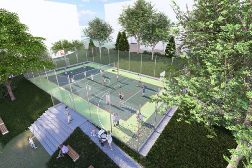 Multifunkční hřiště v Lobzích bude dokončeno do konce listopadu