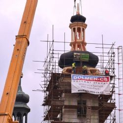 Nová kupole se vrátila na věž kostela v Borovanech