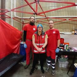 Zdravotníci Červeného kříže provedli více než 1000 ošetření v zimním nouzovém centru