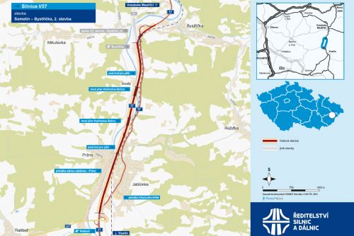 Zahájena stavba čtyřproudovky podél vsetínské Bečvy