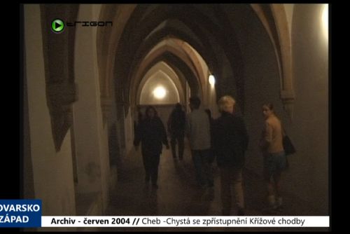 2004 – Cheb: Chystá se zpřístupnění Křížové chodby (TV Západ)