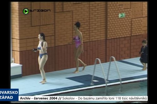 2004 – Sokolov: Do bazénu zamířilo loni 118 tisíc návštěvníků (TV Západ)