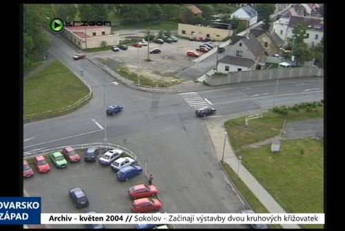 2004 – Sokolov: Začínají výstavby dvou kruhových křižovatek (TV Západ)