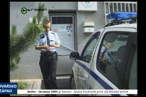 2004 – Sokolov: Zpráva zhodnotila první rok Městské policie (TV Západ)