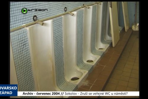 2004 – Sokolov: Zruší se veřejné WC u náměstí? (TV Západ)
