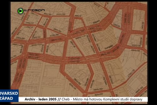 2005 – Cheb: Město má hotovou Komplexní studii dopravy (TV Západ)