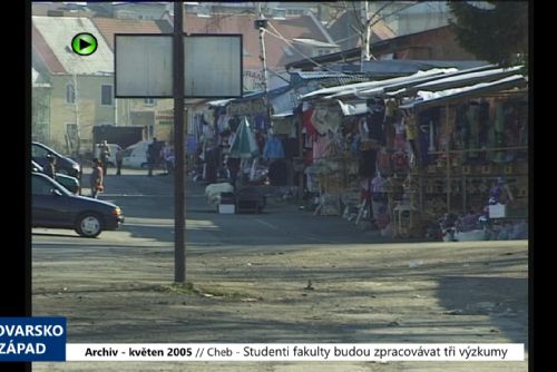 2005 – Cheb: Studenti fakulty budou zpracovávat tři výzkumy (TV Západ)