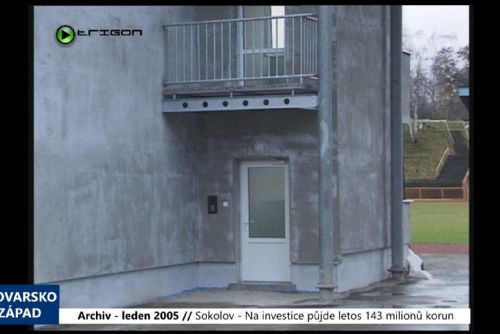 2005 – Sokolov: Na investice půjde letos 143 milionů korun (TV Západ)