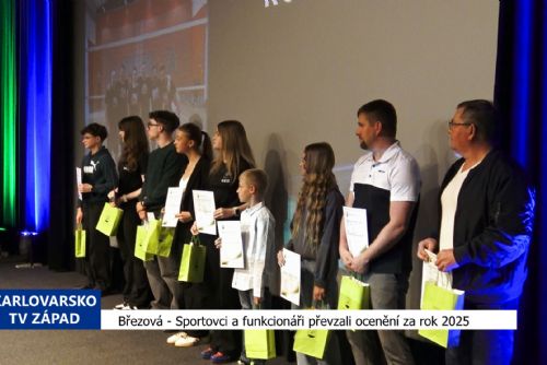 Březová: Sportovci a funkcionáři převzali ocenění za rok 2025 (TV Západ)