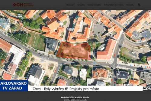 Cheb: Byly vybrány tři Projekty pro město (TV Západ)