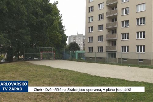 Cheb: Dvě hřiště na Skalce jsou upravená, v plánu jsou další (TV Západ)