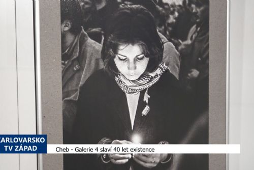 Cheb: Galerie 4 slaví 40 let existence (TV Západ)