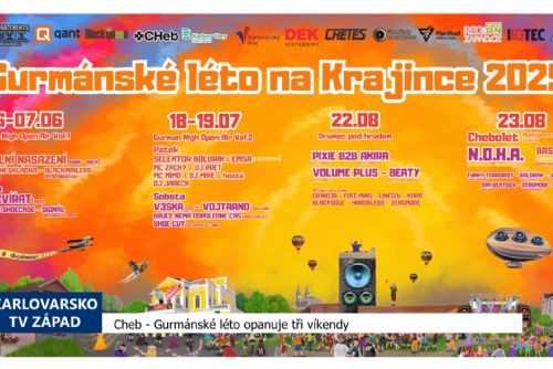 Cheb: Gurmánské léto opanuje tři víkendy (TV Západ)