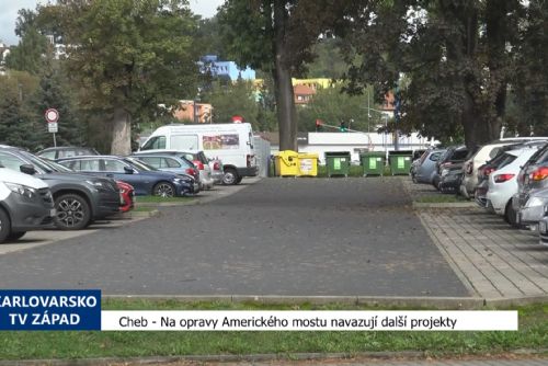 Cheb: Na opravy Amerického mostu navazují další projekty (TV Západ)