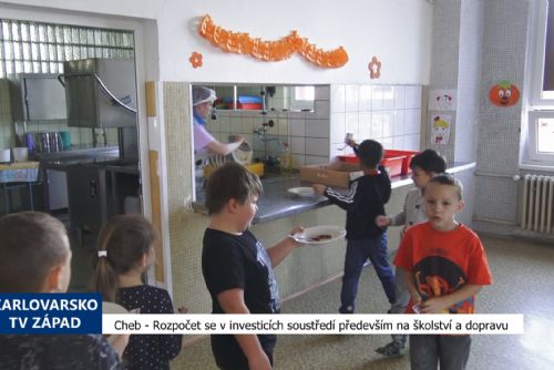 Cheb: Rozpočet se v investicích soustředí především na školství a dopravu (TV Západ)