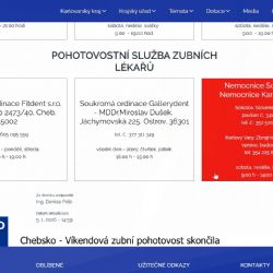 Cheb: Víkendová zubní pohotovost skončila (TV Západ)
