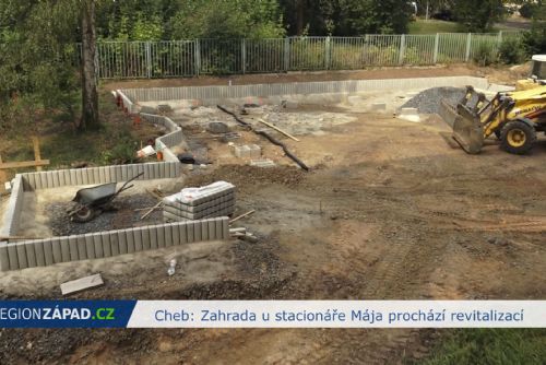 Cheb: Zahrada u stacionáře Mája prochází revitalizací (TV Západ)