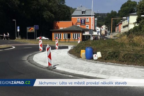 Jáchymov: Léto ve městě provází několik staveb (TV Západ)