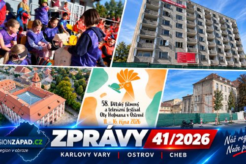 Karlovarský kraj: Zprávy 41. týdne 2026 (TV Západ)