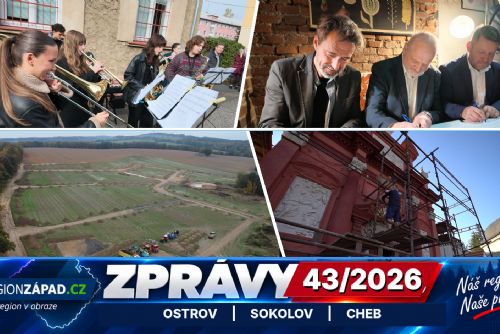 Karlovarský kraj: Zprávy 43. týdne 2026 (TV Západ) 