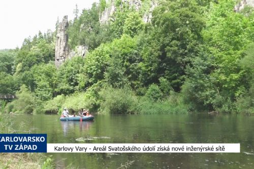 Karlovy Vary: Areál Svatošského údolí získá nové inženýrské sítě (TV Západ)