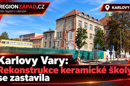 Karlovy Vary: Rekonstrukce keramické školy se zastavila (TV Západ)