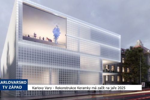 Karlovy Vary: Rekonstrukce Keramky má začít na jaře 2025 (TV Západ)