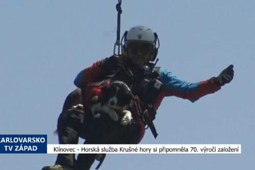 Klínovec: Horská služba Krušné hory si připomněla 70. výročí založení (TV Západ)
