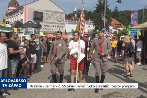 Kraslice: Jarmark č. 55 oslavil výročí Sokola a nabídl pestrý program (TV Západ)